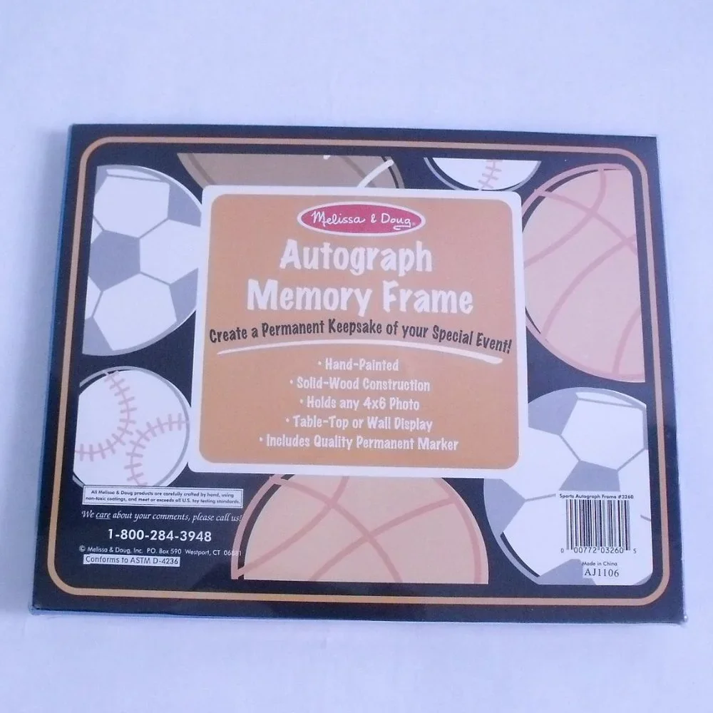 Melissa & Doug Autograph Memory Photo Frame